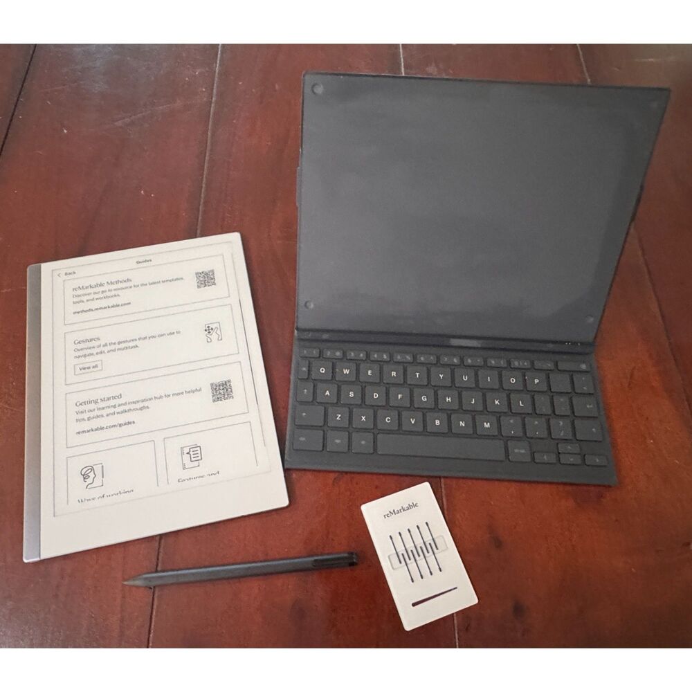 reMarkable 2 Tablet Bundle Type Folio Keyboard Marker Plus Pen